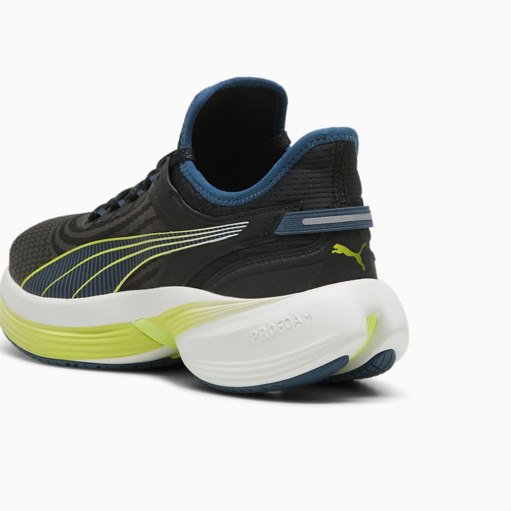 Puma Conduct Pro Running Shoe - Black-Ocean Tropic-Feather Gray