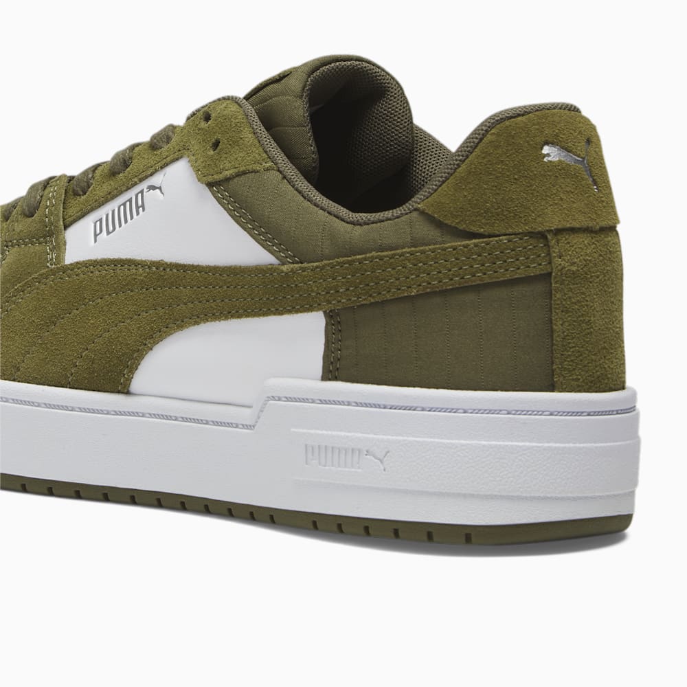 Puma CA Pro Quilt Sneakers - White-Olive Drab