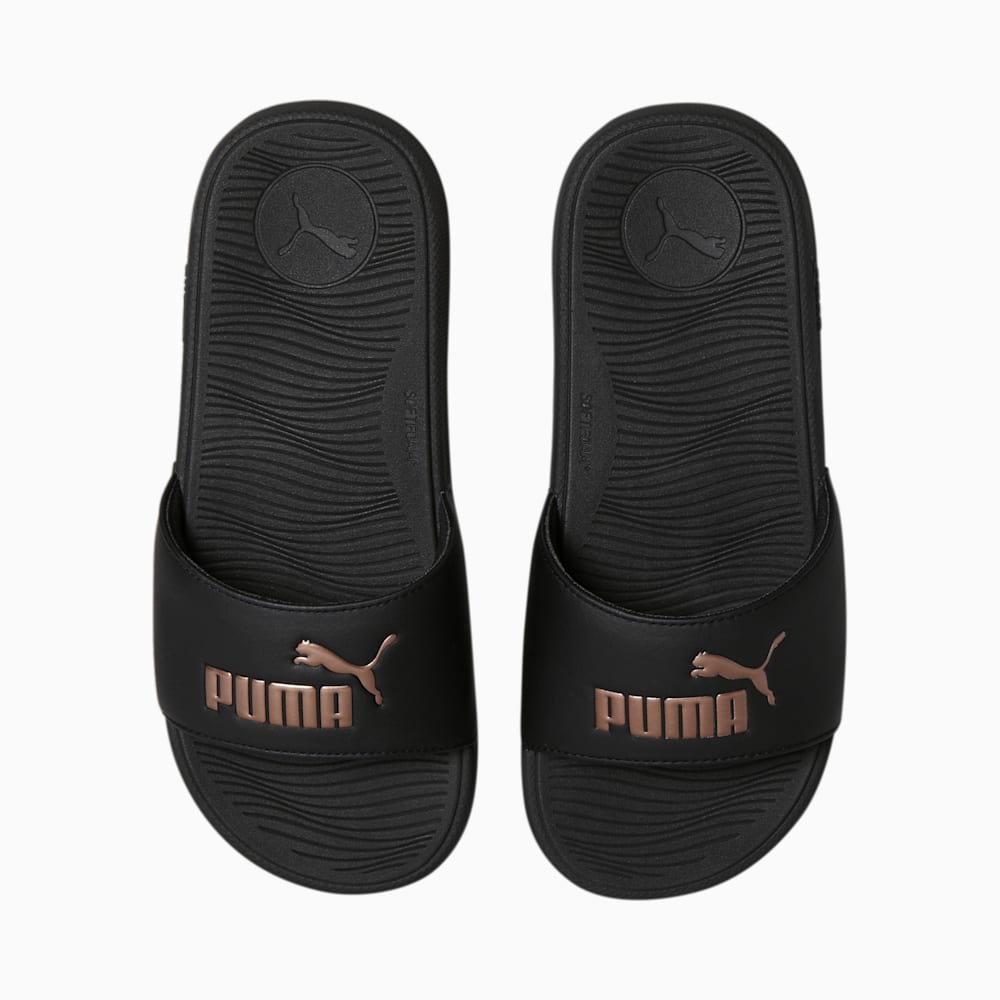 Puma Cool Cat 2.0 Slides - Black-Rose Gold