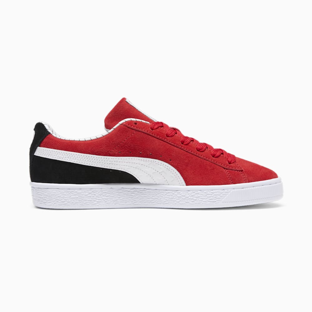 Puma Suede Pinstripe Sports Club Sneakers - For All Time Red-White-Black