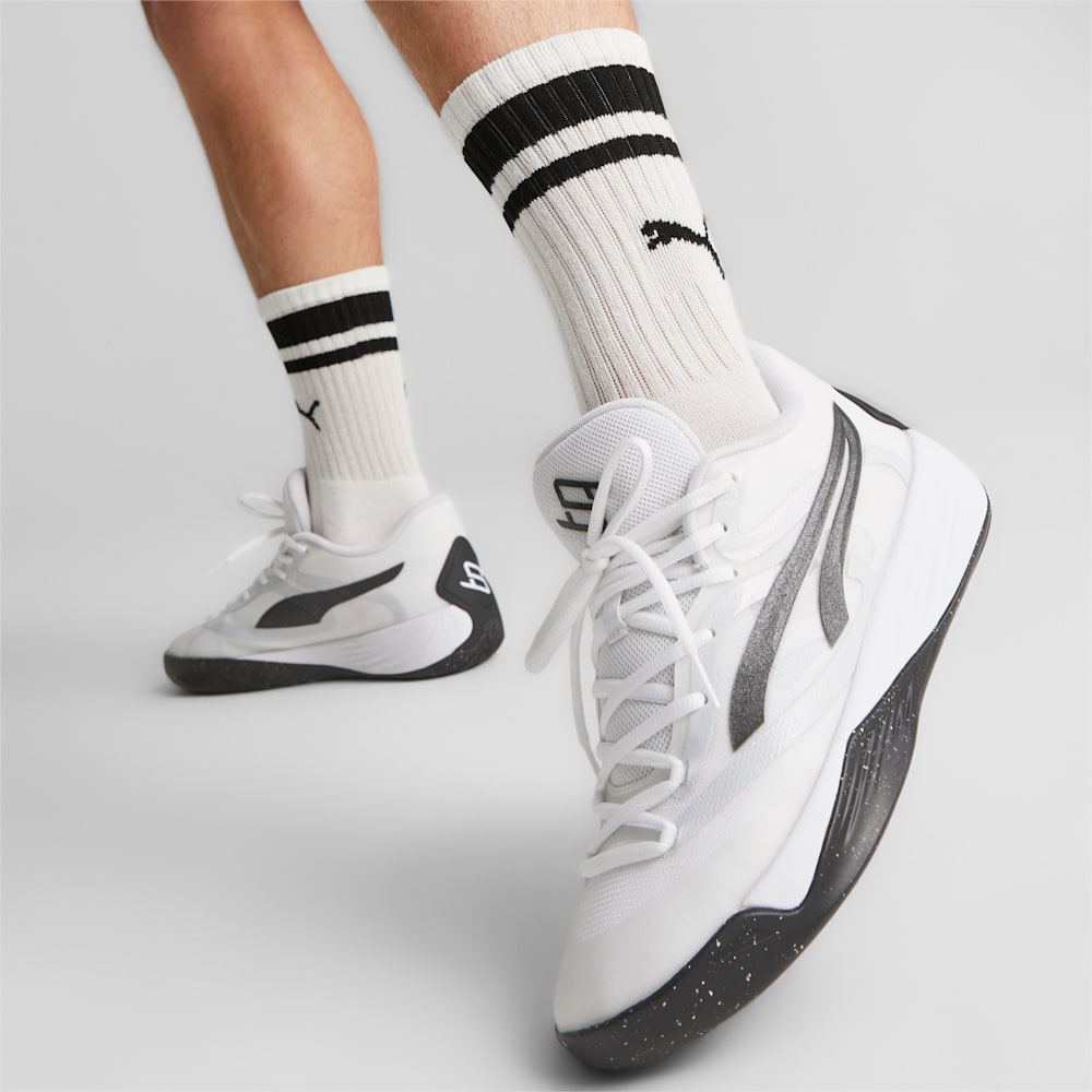 Puma STEWIE x TEAM Stewie 2 Basketball Shoes - White-Black