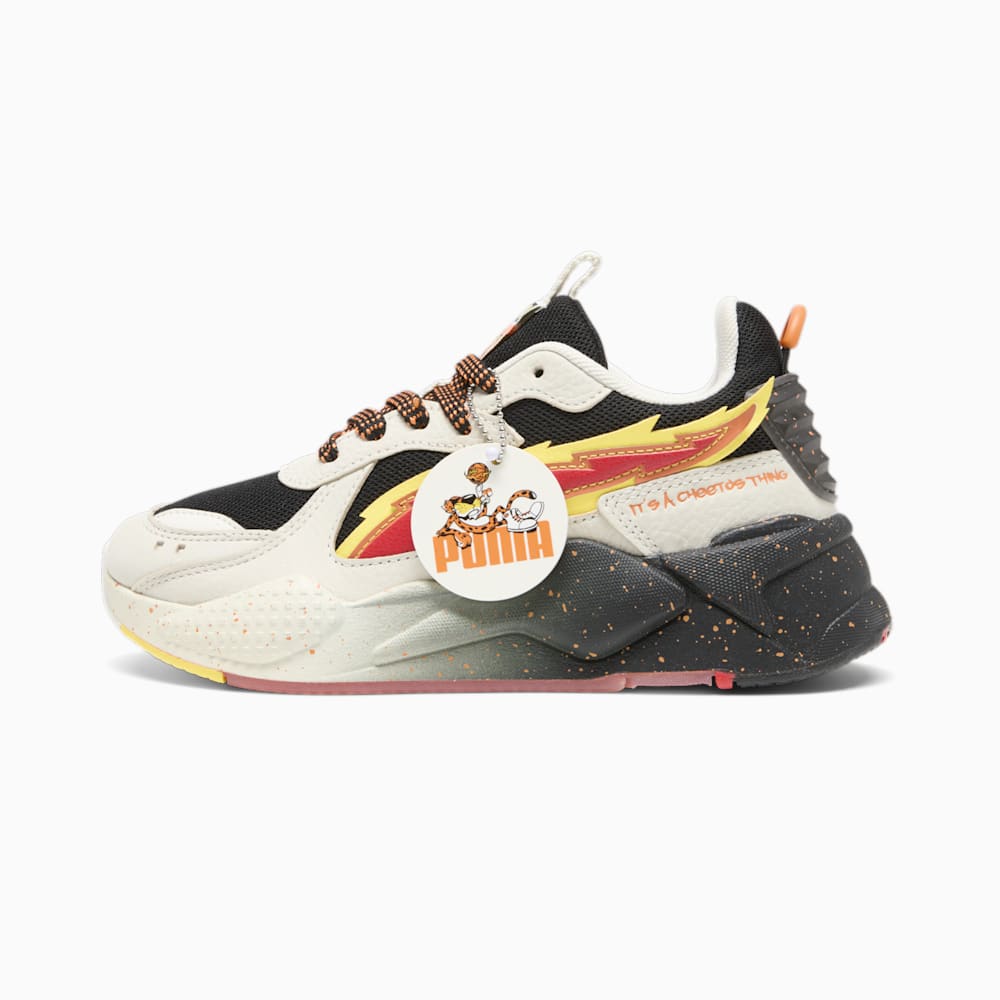 Puma PUMA x CHEETOS® RS-X FH Big Kids Sneakers - Warm White-Black-Yellow Blaze-Rickie Orange