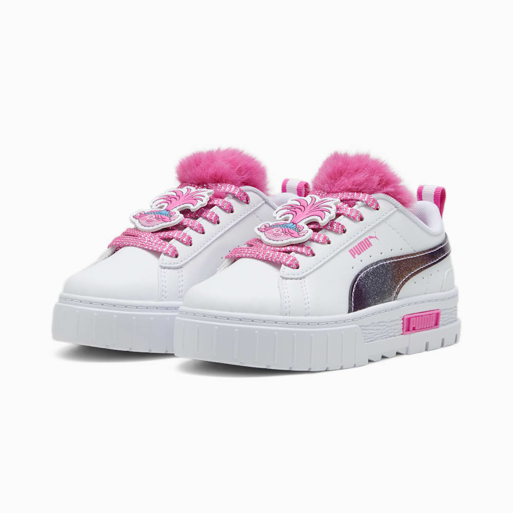 Puma PUMA x TROLLS Mayze Little Kids Sneakers - White-Ravish