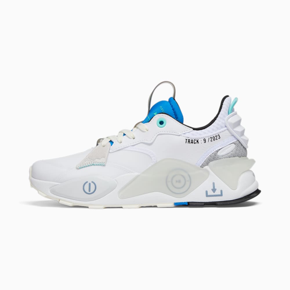 Puma RS-XL Playlist Sneakers - White-Ultra Blue-Feather Gray