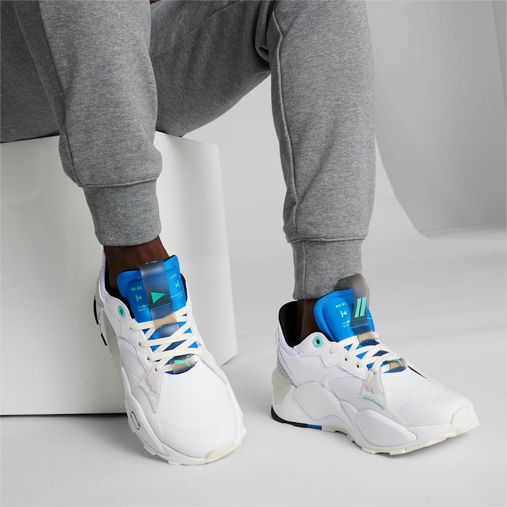 Puma RS-XL Playlist Sneakers - White-Ultra Blue-Feather Gray