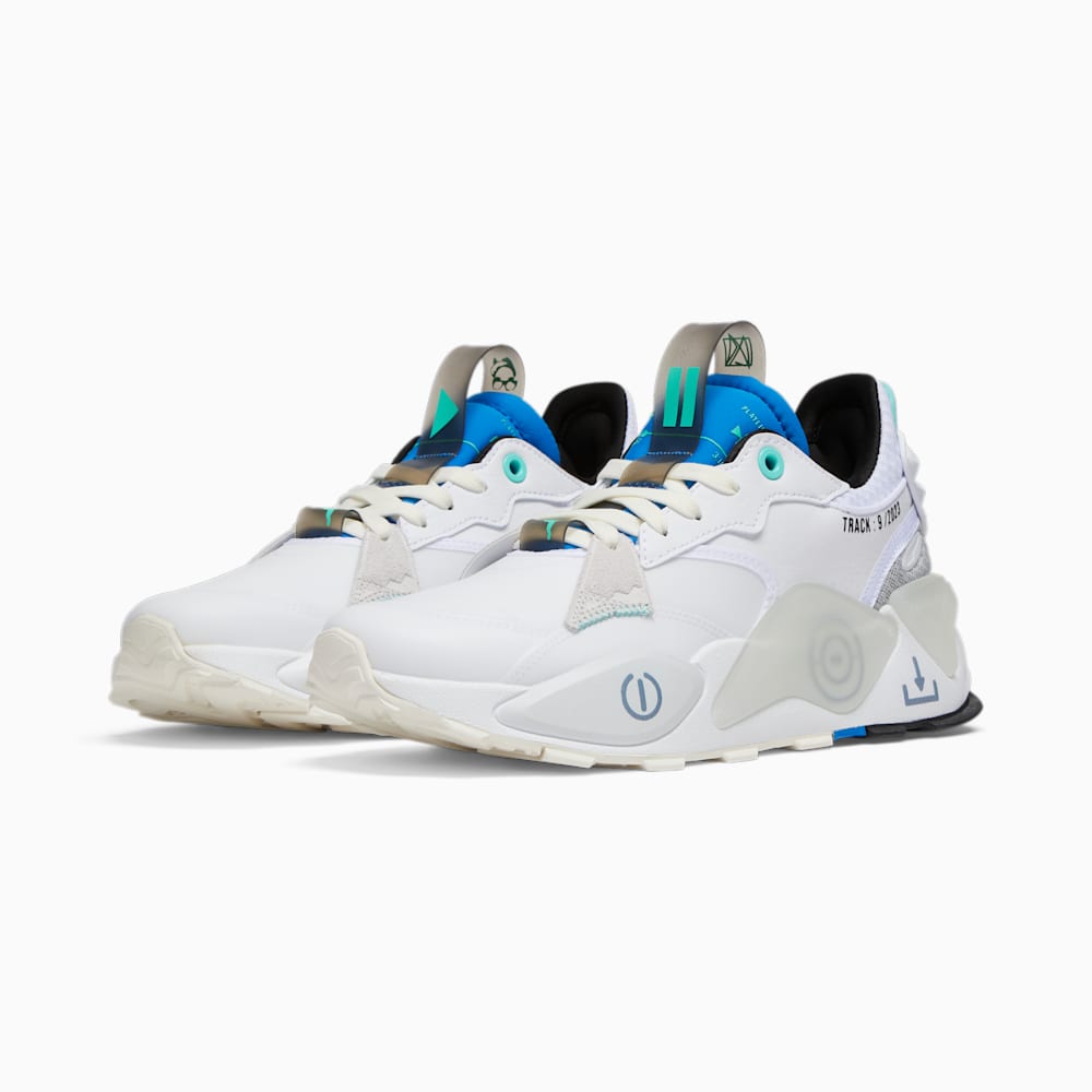 Puma RS-XL Playlist Sneakers - White-Ultra Blue-Feather Gray