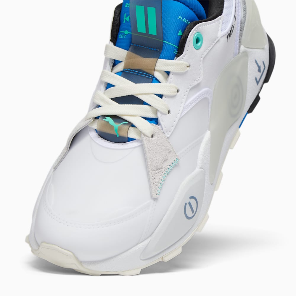 Puma RS-XL Playlist Sneakers - White-Ultra Blue-Feather Gray