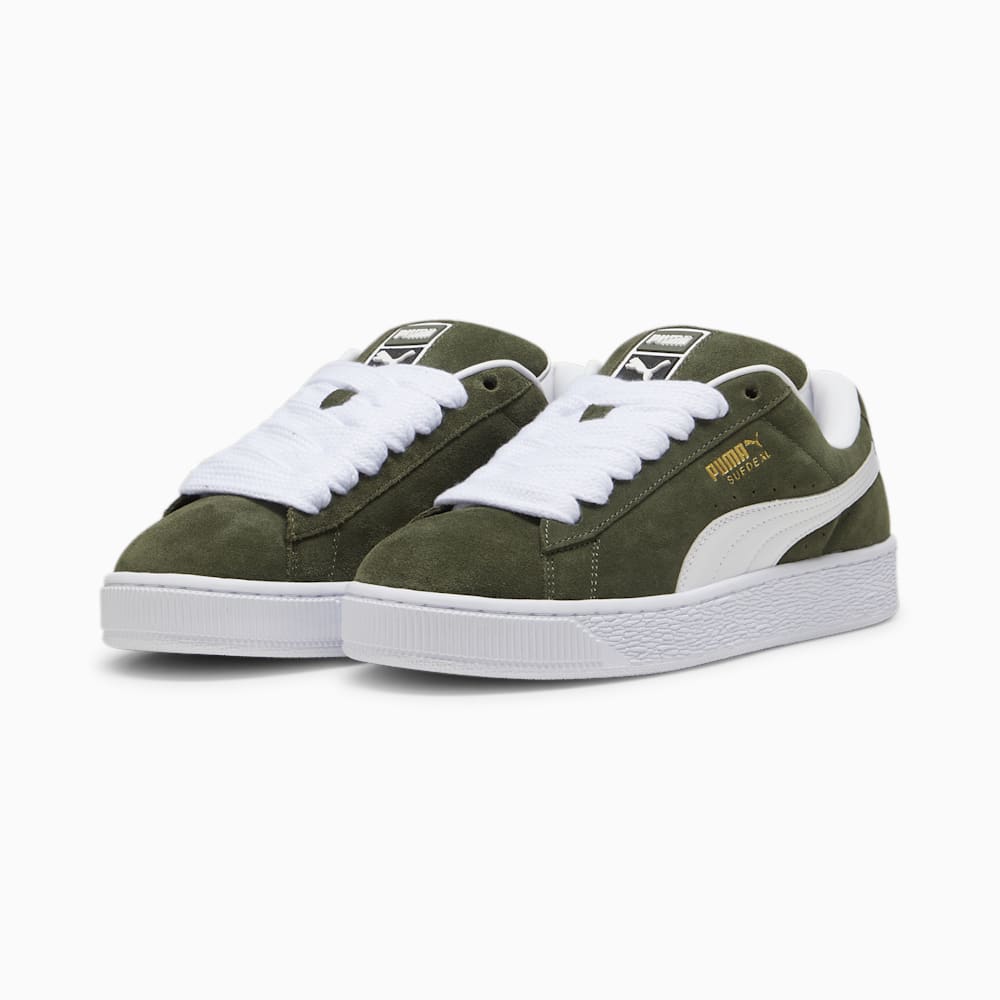 Puma Suede XL Sneakers - Dark Olive-White