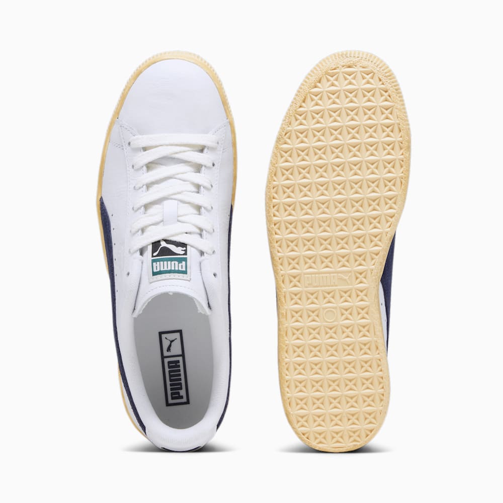 Puma Clyde Vintage Sneakers - White-Navy