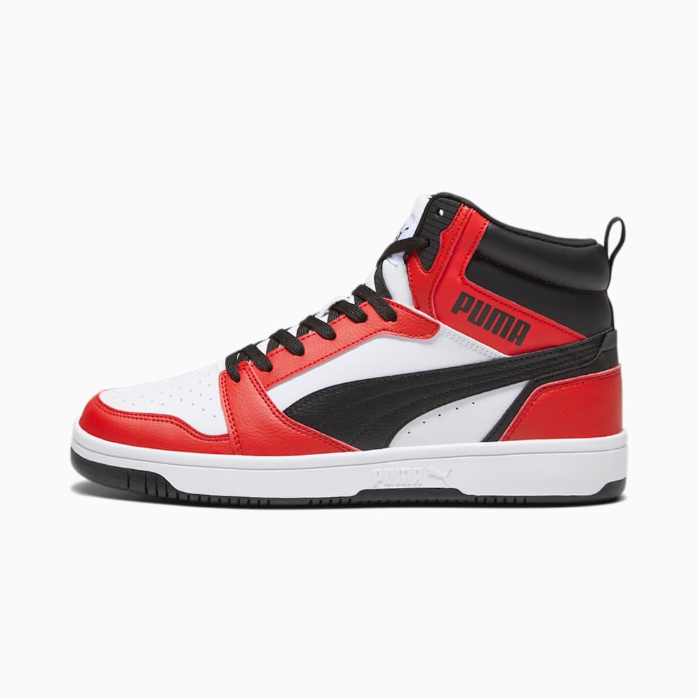 Puma Rebound Sneakers - White-Black-For All Time Red