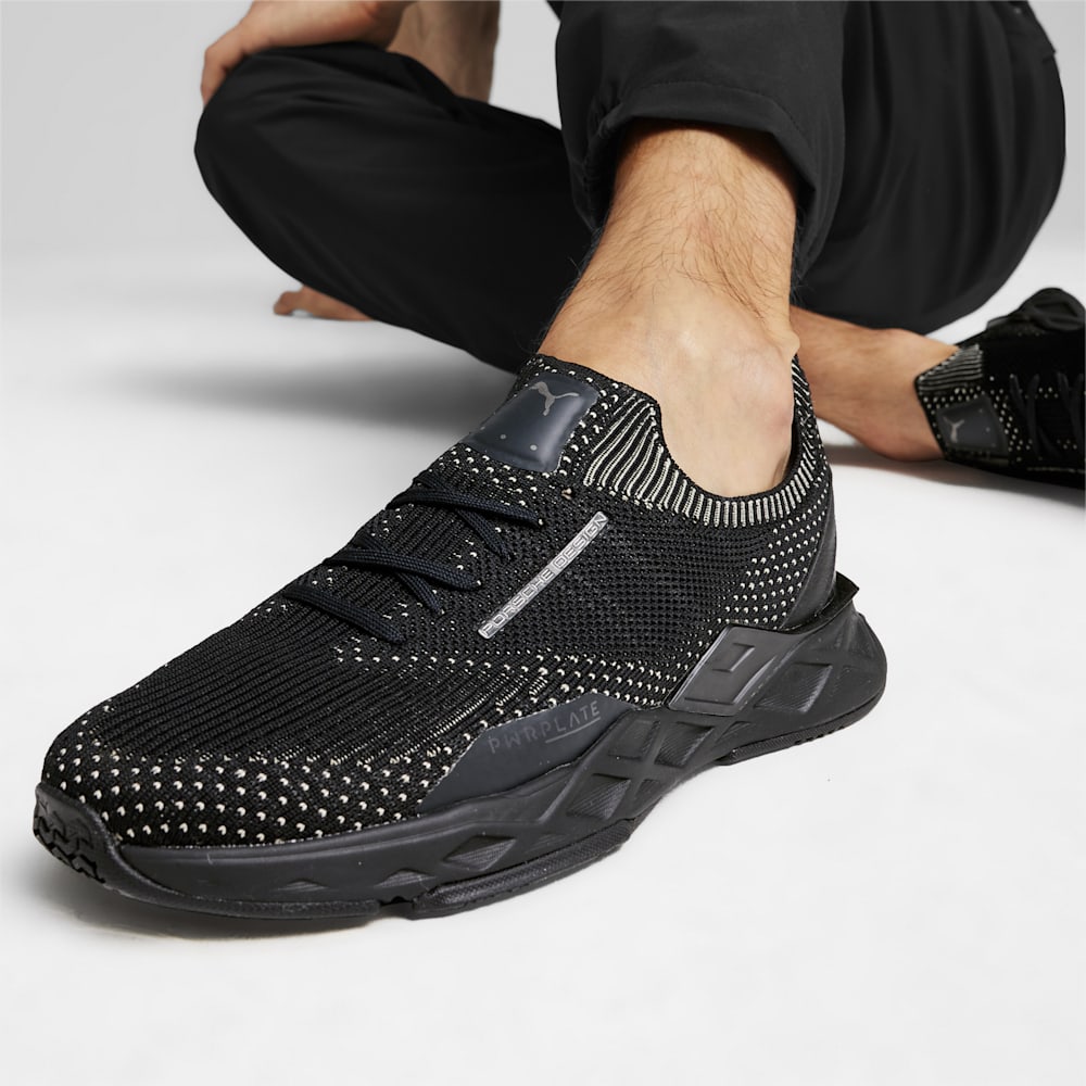 Puma Porsche Design PWRplate Sport Shoes - Jet Black-Asphalt