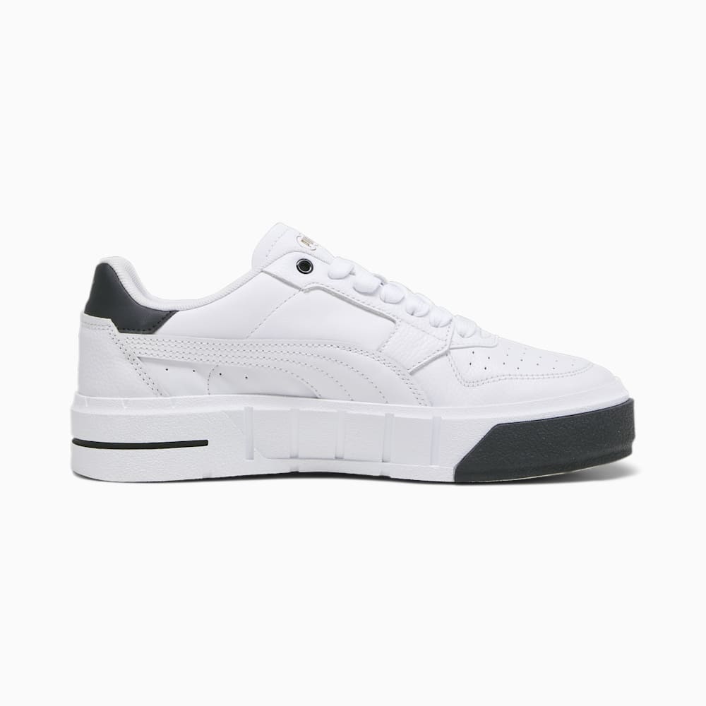 Puma Cali Court Leather Sneakers - White-Black