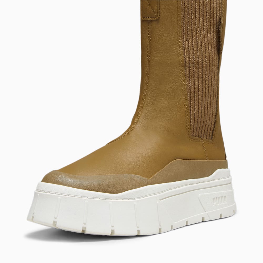 Puma Mayze Stack Chelsea Winter Boots - Chocolate Chip