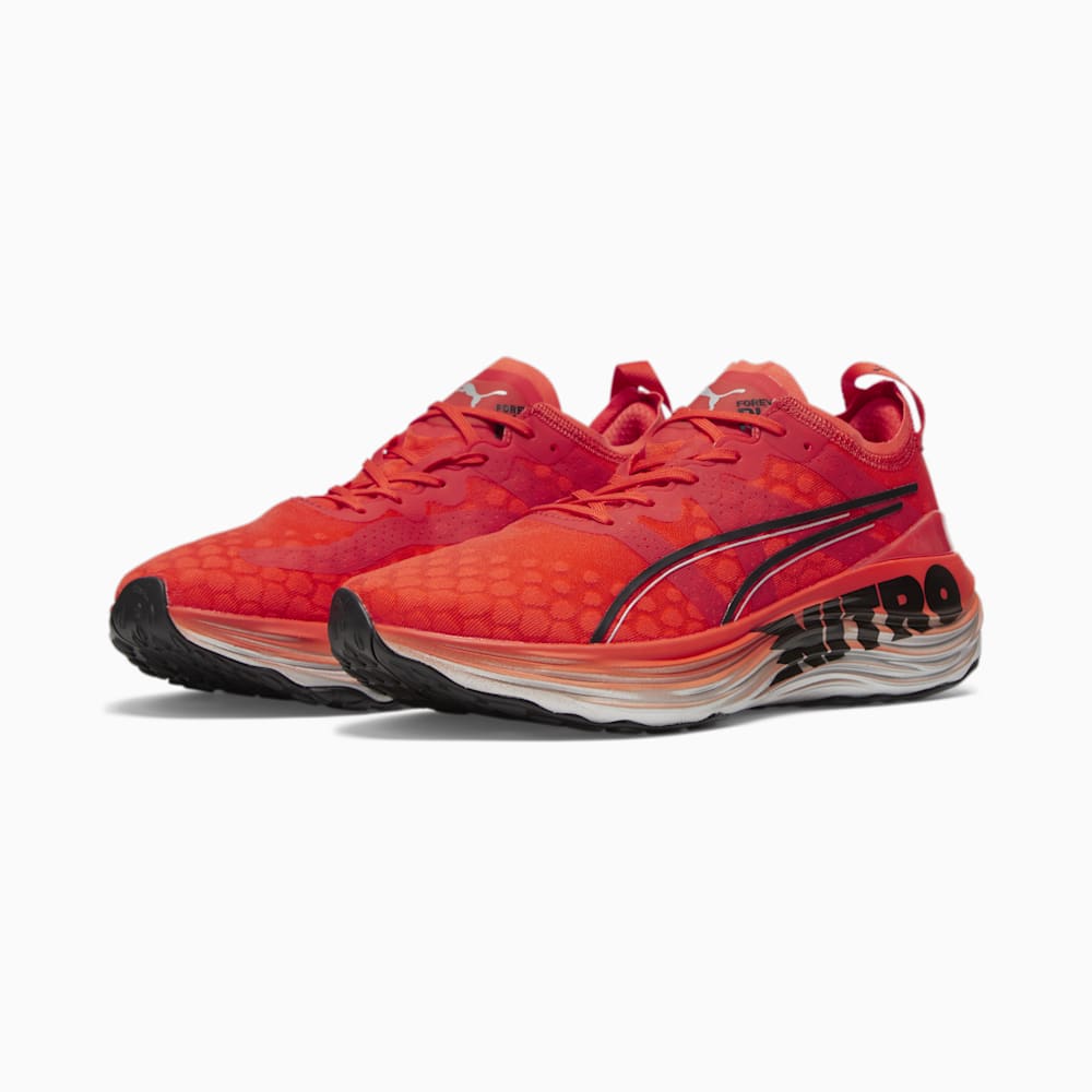 Puma ForeverRun NITRO™ Running Shoes - Cherry Tomato-Black