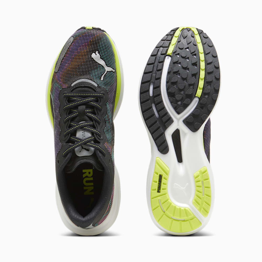 Puma Deviate NITRO™ 2 Running Shoes - Black-Lime Pow-White