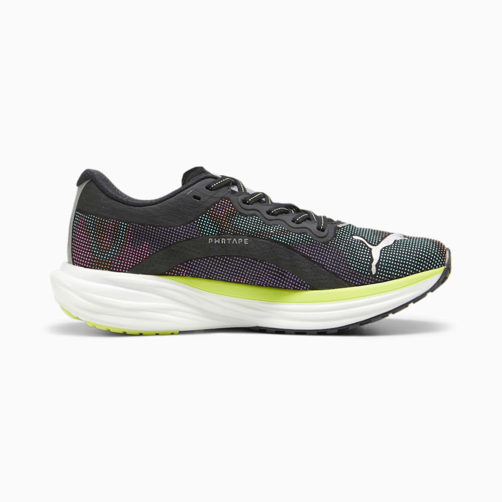 Puma Deviate NITRO™ 2 Running Shoes - Black-Lime Pow-White