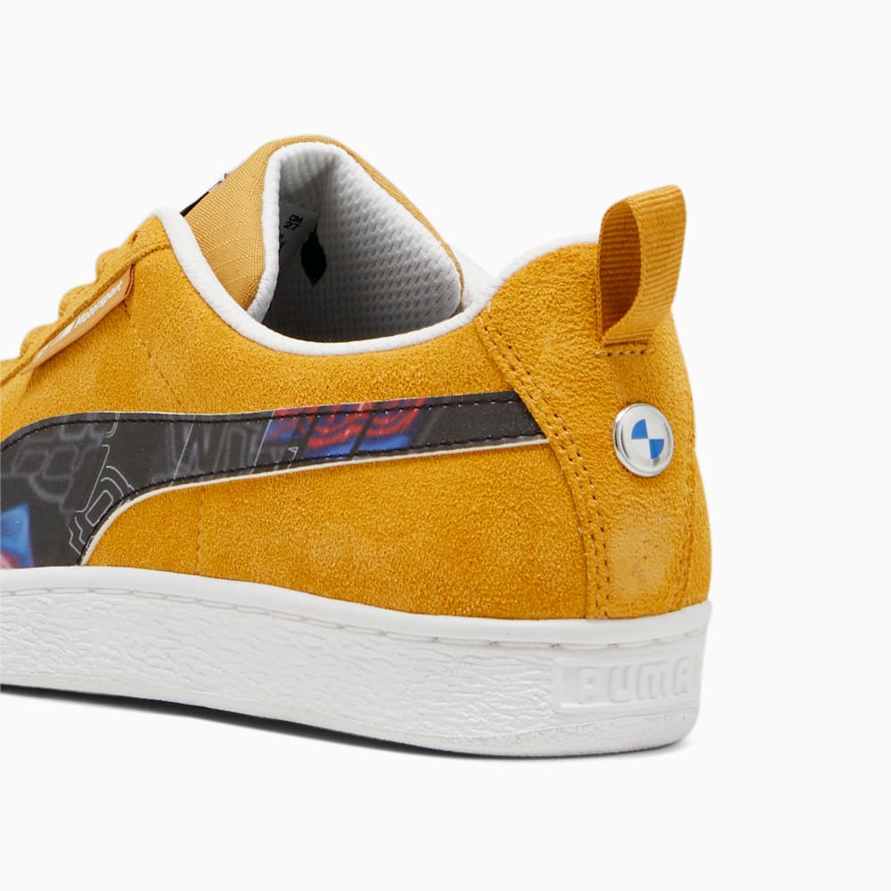 Puma BWW M Motorsport Suede Sneakers - Amber-Black-White