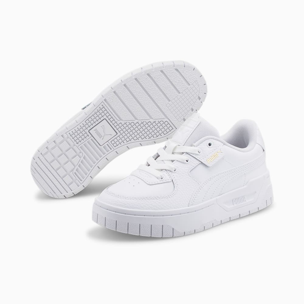 Puma Cali Dream Leather Big Kids Sneakers - White