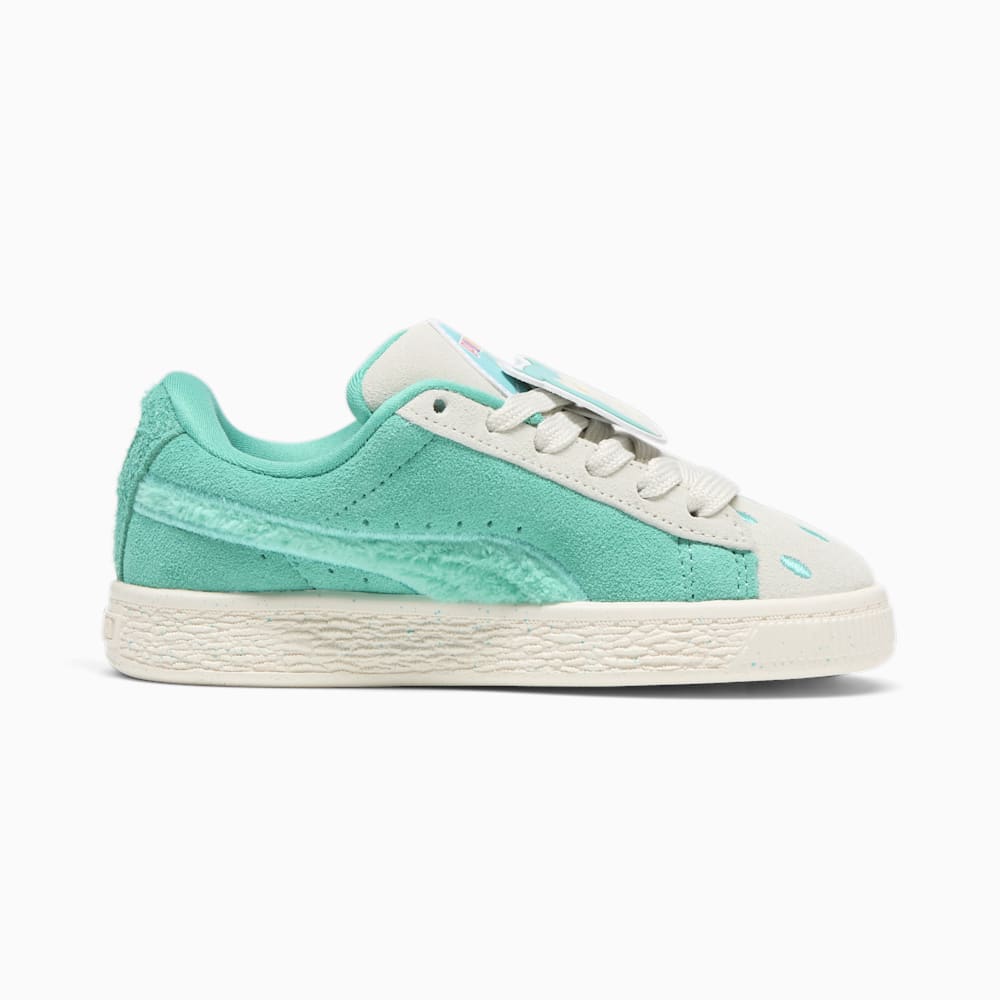 Puma PUMA x SQUISHMALLOWS Suede XL Winston Little Kids Sneakers - Warm White-Alpine Snow-Elektro Pool