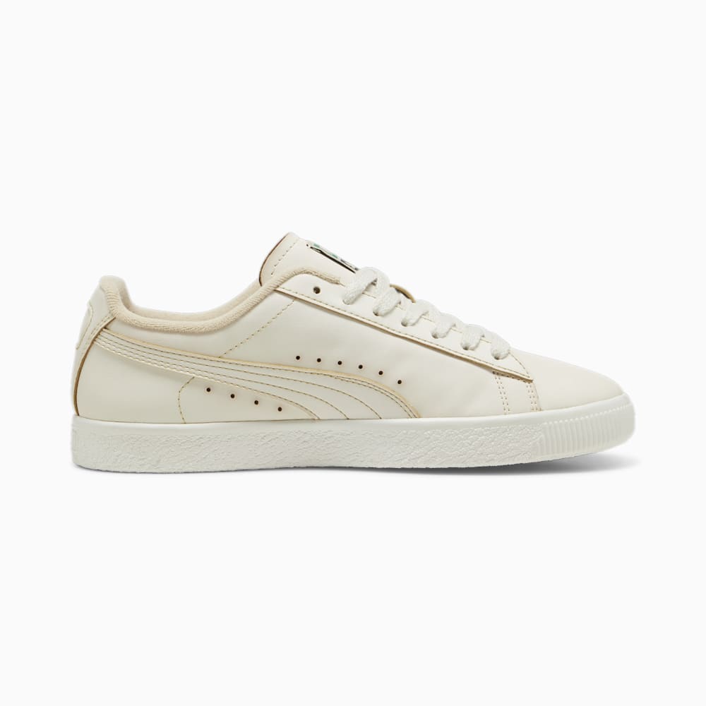 Puma Clyde Coffee Sneakers - White-Coffee-Coffee