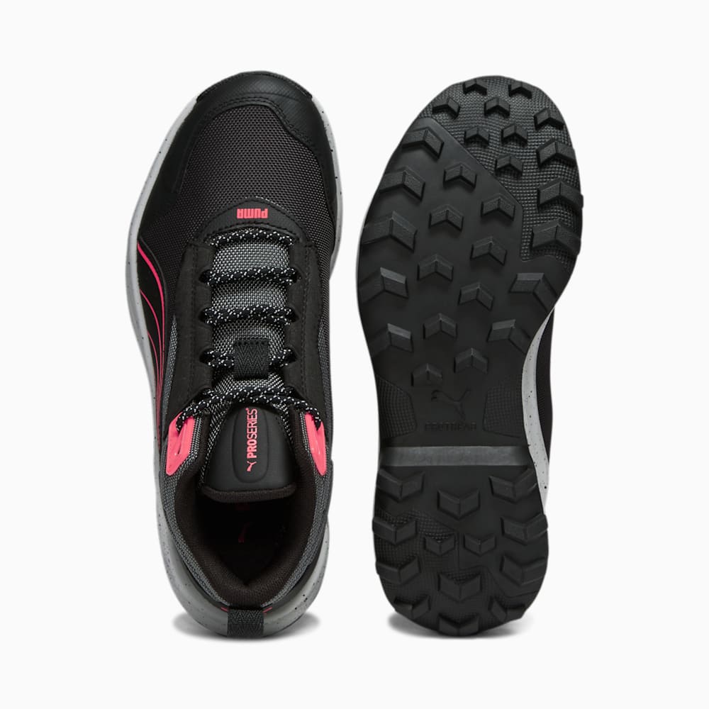 Puma Obstruct Pro Mid Running Shoes - Black-Cool Dark Gray-Fire Orchid