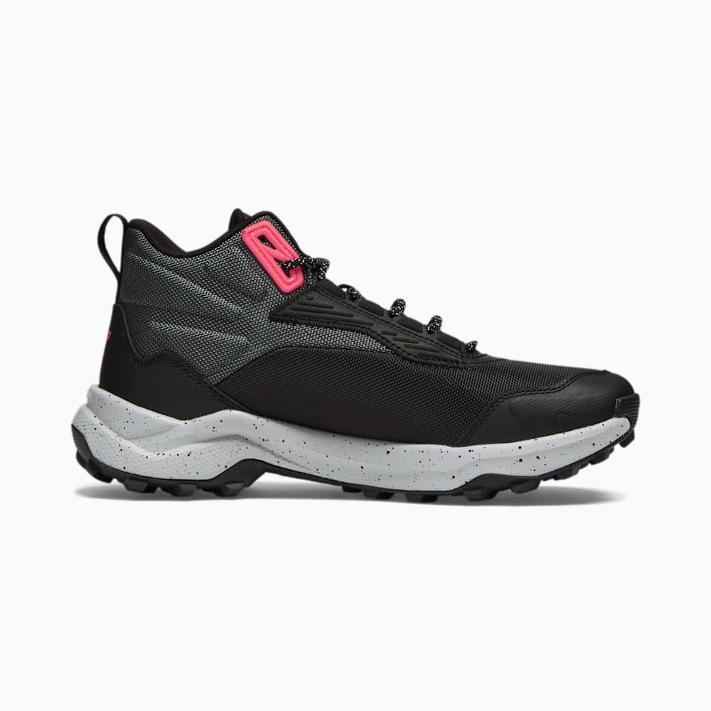 Puma Obstruct Pro Mid Running Shoes - Black-Cool Dark Gray-Fire Orchid