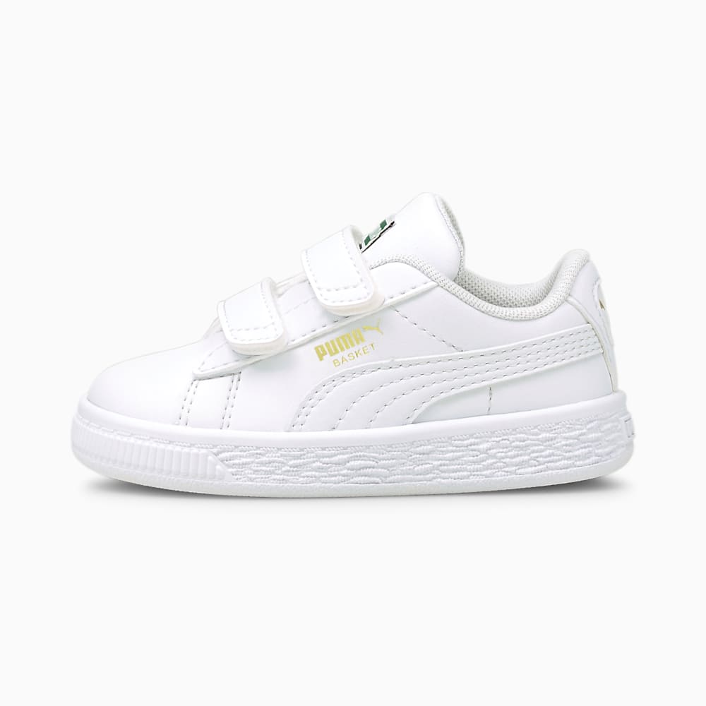 Puma Basket Classic XXI Toddler Shoes - White-White