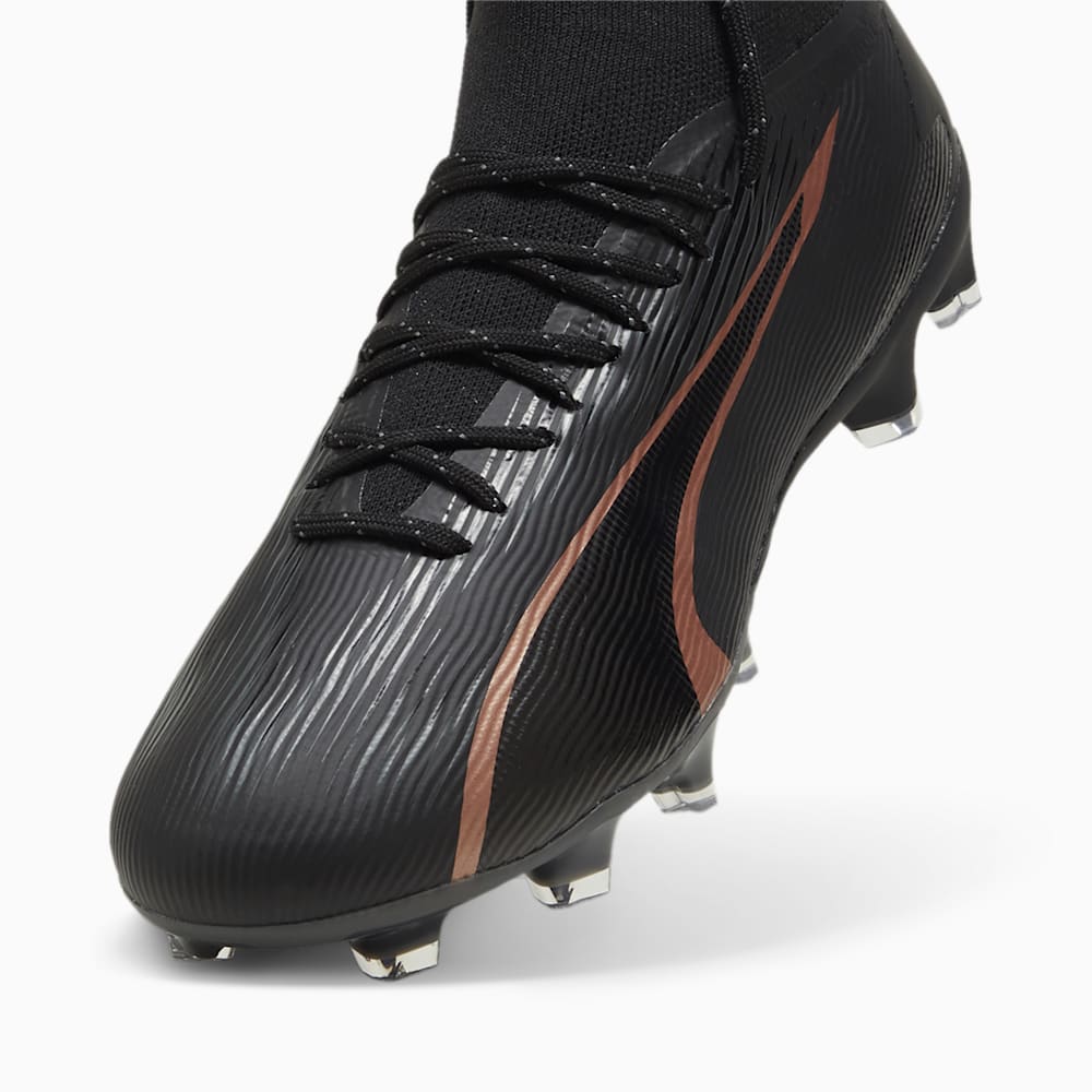 Puma ULTRA PRO FG/AG Soccer Cleats - Black-Copper Rose