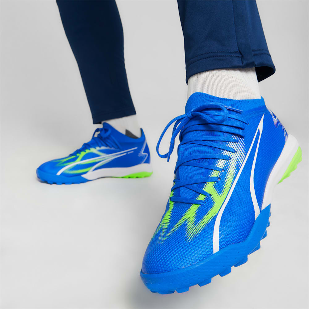 Puma ULTRA MATCH TT Soccer Cleats - Ultra Blue-White-Pro Green