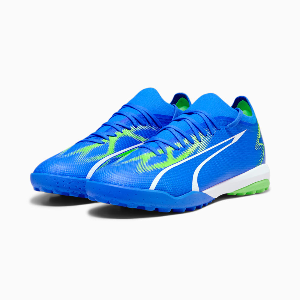 Puma ULTRA MATCH TT Soccer Cleats - Ultra Blue-White-Pro Green