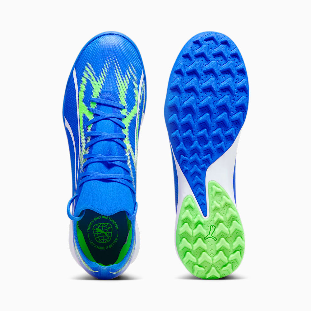 Puma ULTRA MATCH TT Soccer Cleats - Ultra Blue-White-Pro Green