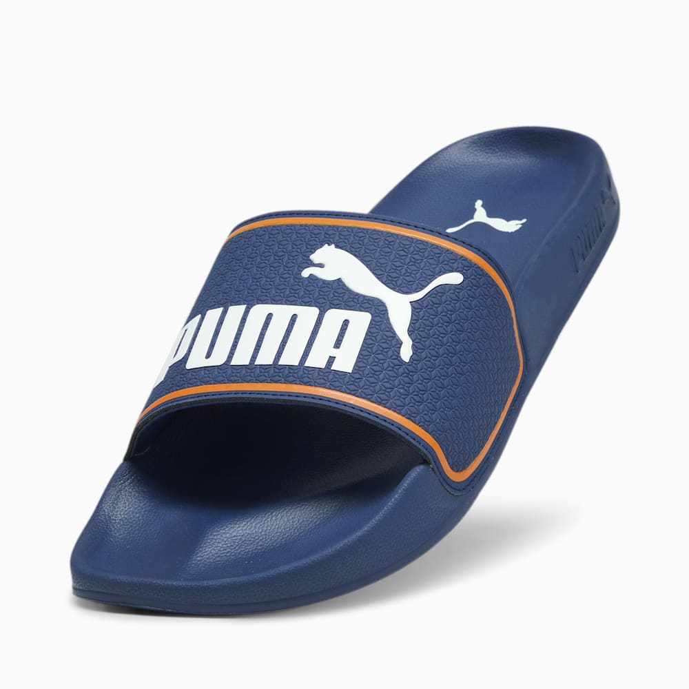 Puma Leadcat 2.0 Slides - Persian Blue-White-Pumpkin Pie