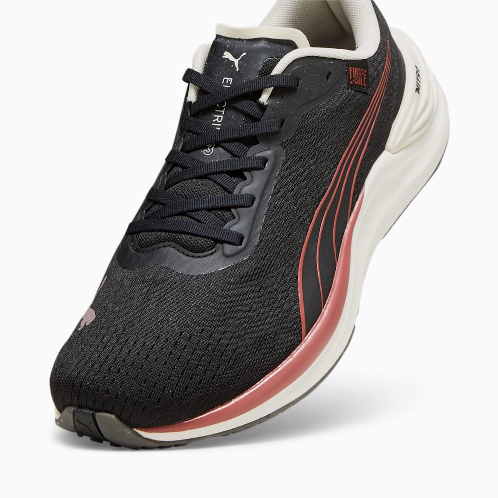 Puma x FIRST MILE Electrify NITRO™ 3 Running Shoes - Black-Astro Red-Alpine Snow