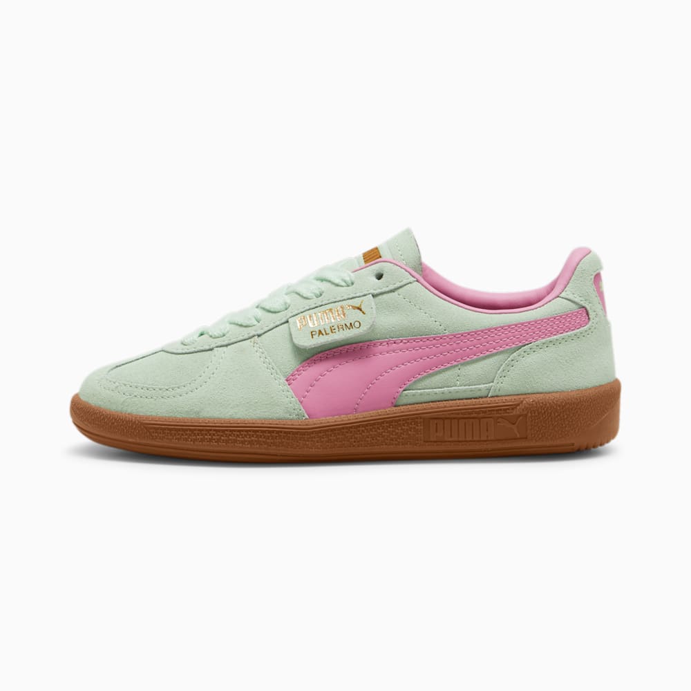 Puma Palermo Big Kids Sneakers - Fresh Mint-Fast Pink