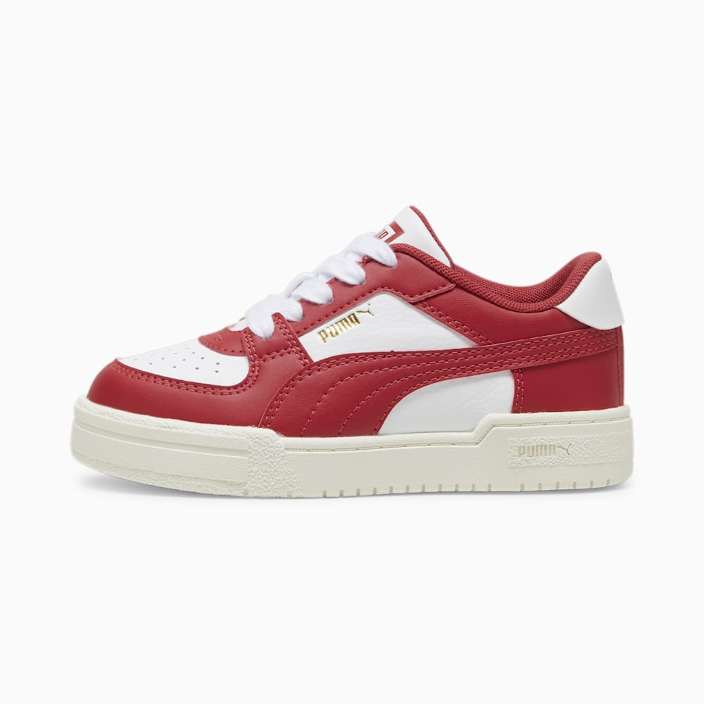 Puma CA Pro Classic Little Kids Shoes - White-Club Red