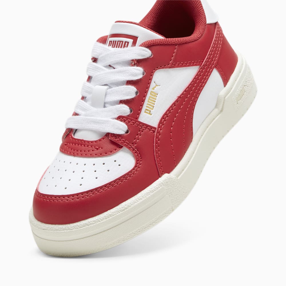 Puma CA Pro Classic Little Kids Shoes - White-Club Red