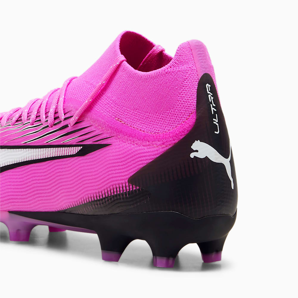 Puma ULTRA PRO FG/AG Soccer Cleats - Poison Pink-White-Black