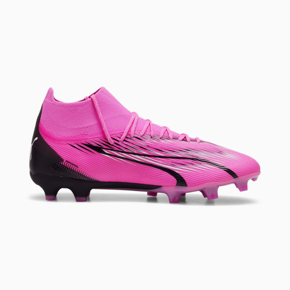 Puma ULTRA PRO FG/AG Soccer Cleats - Poison Pink-White-Black