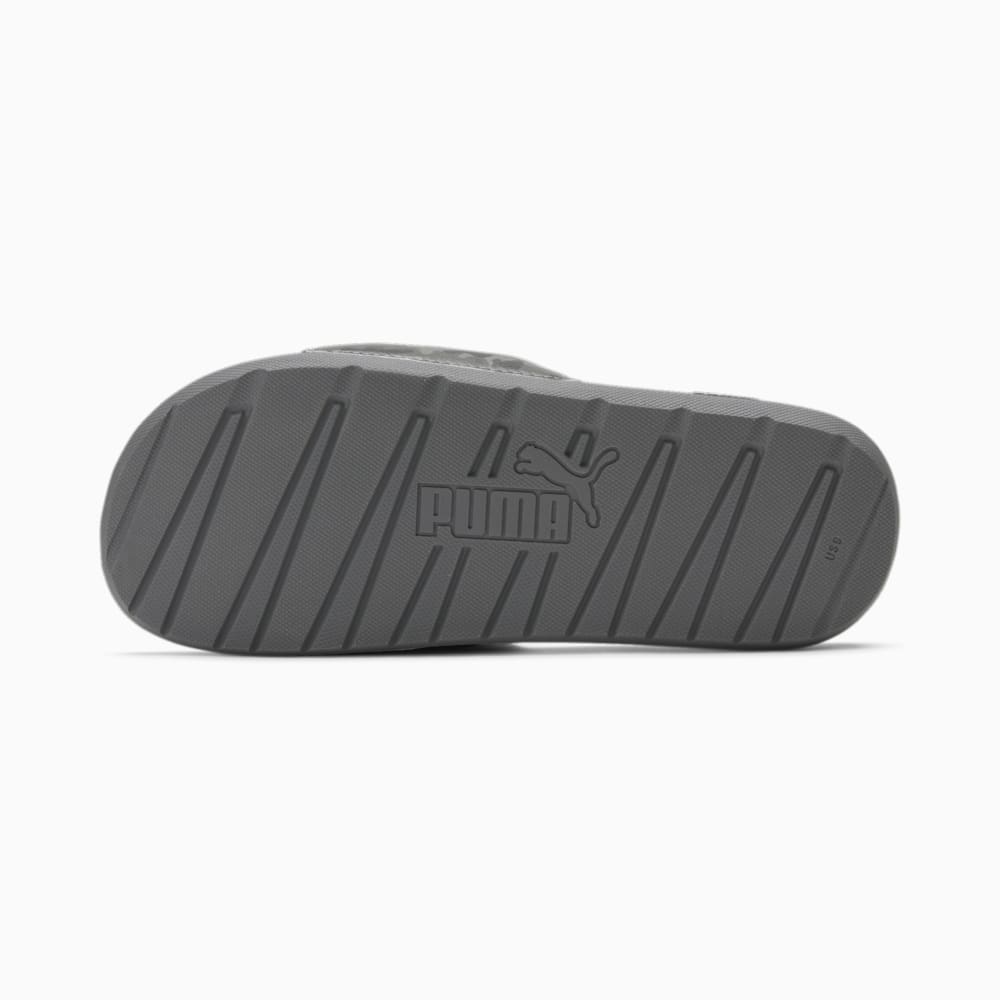 Puma Cool Cat 2.0 Camo Slides - Black-Asphalt-Flat Medium Gray-QUIET SHADE