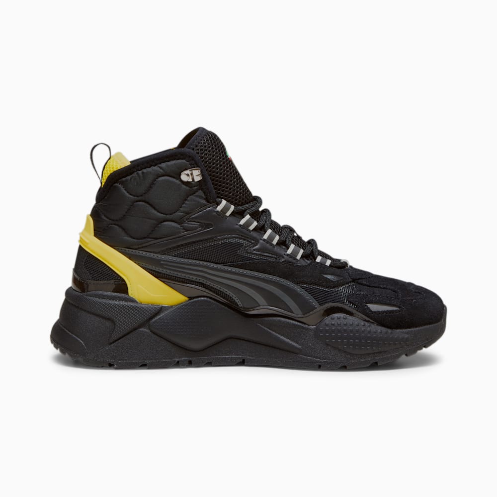 Puma Scuderia Ferrari RS-X Mid Sneakers - Black-Speed Yellow