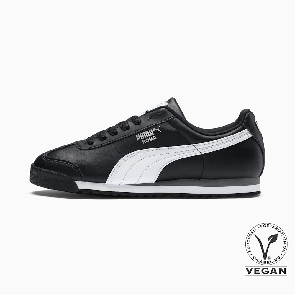 Puma Roma Basic Sneakers - black-white-silver