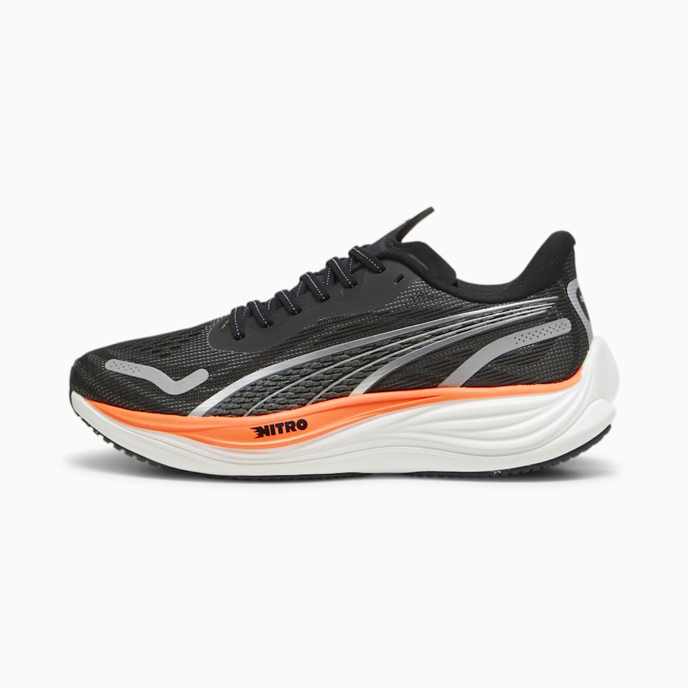 Puma Velocity NITRO™ 3 Running Shoes - Black-Silver-Neon Citrus