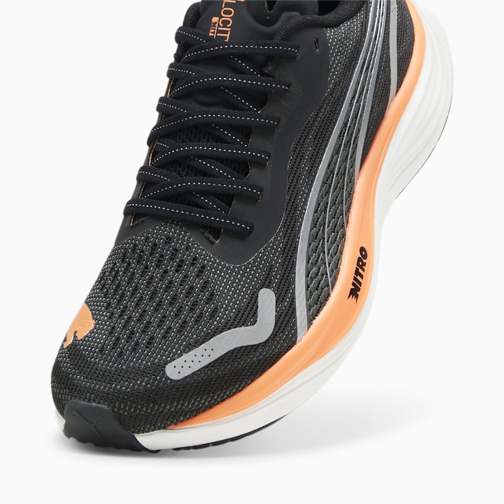 Puma Velocity NITRO™ 3 Running Shoes - Black-Silver-Neon Citrus