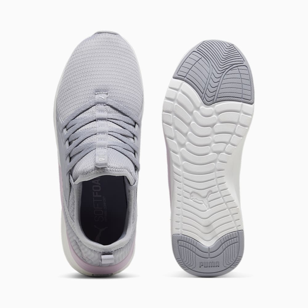 Puma SOFTRIDE Sophia 2 Emboss Running Shoes - Gray Fog-Grape Mist