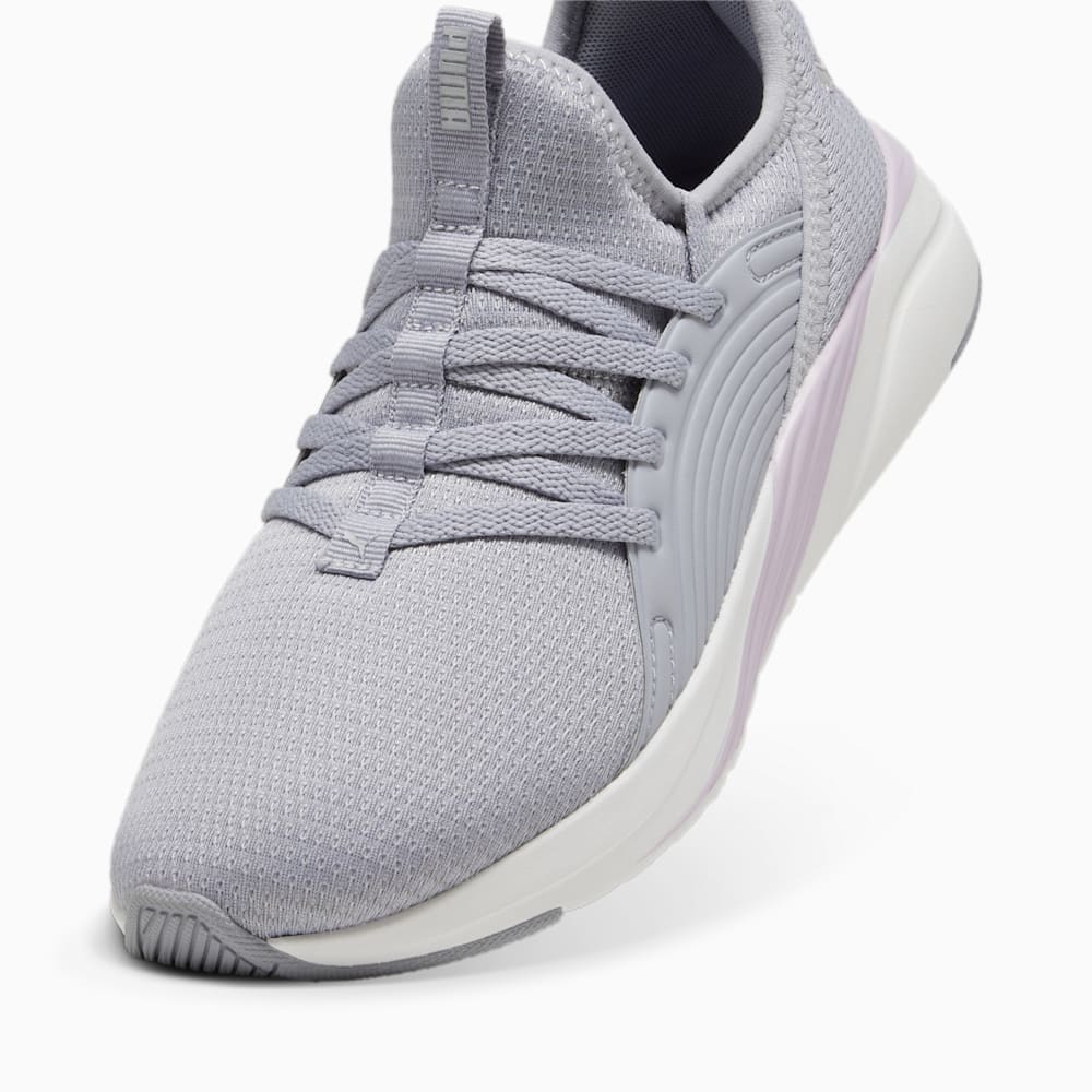 Puma SOFTRIDE Sophia 2 Emboss Running Shoes - Gray Fog-Grape Mist