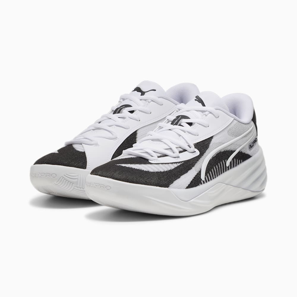 Puma All-Pro NITRO™ Team Basketball Shoes - White-Black