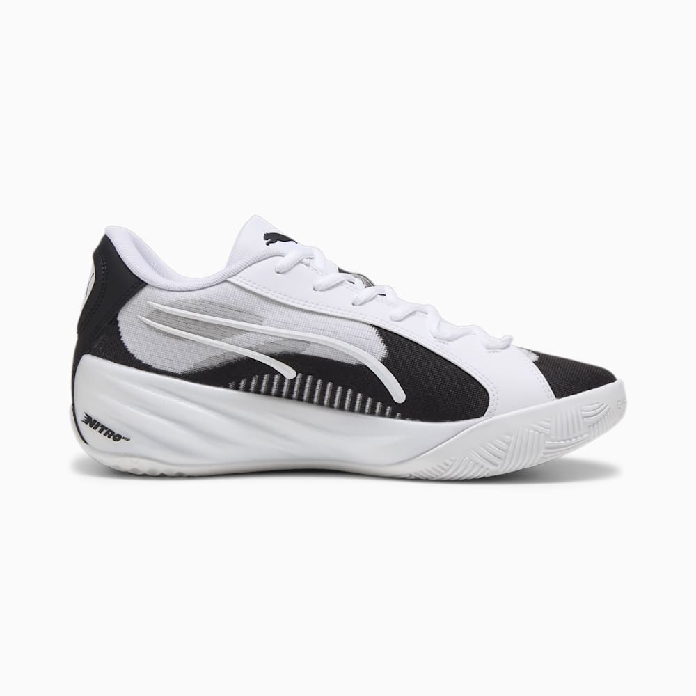 Puma All-Pro NITRO™ Team Basketball Shoes - White-Black