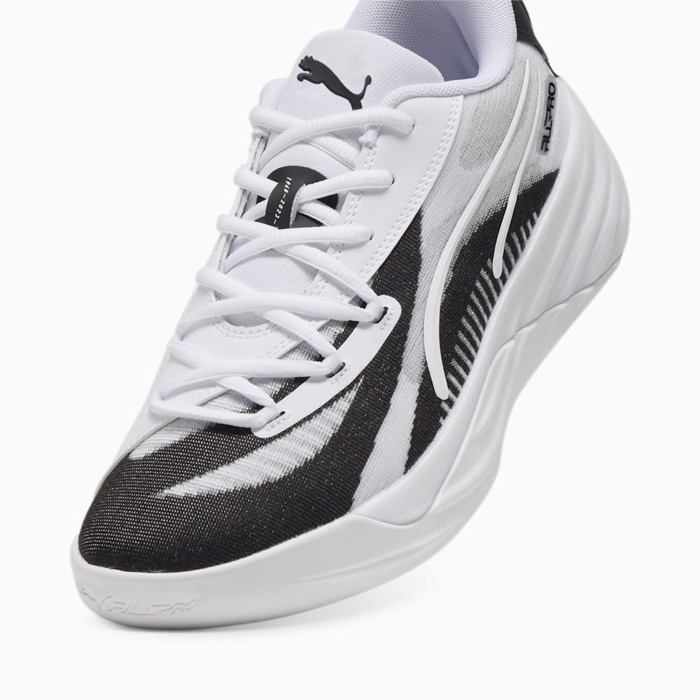 Puma All-Pro NITRO™ Team Basketball Shoes - White-Black