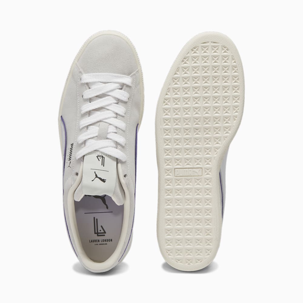 Puma x LAUREN LONDON Suede Sneakers - White-White