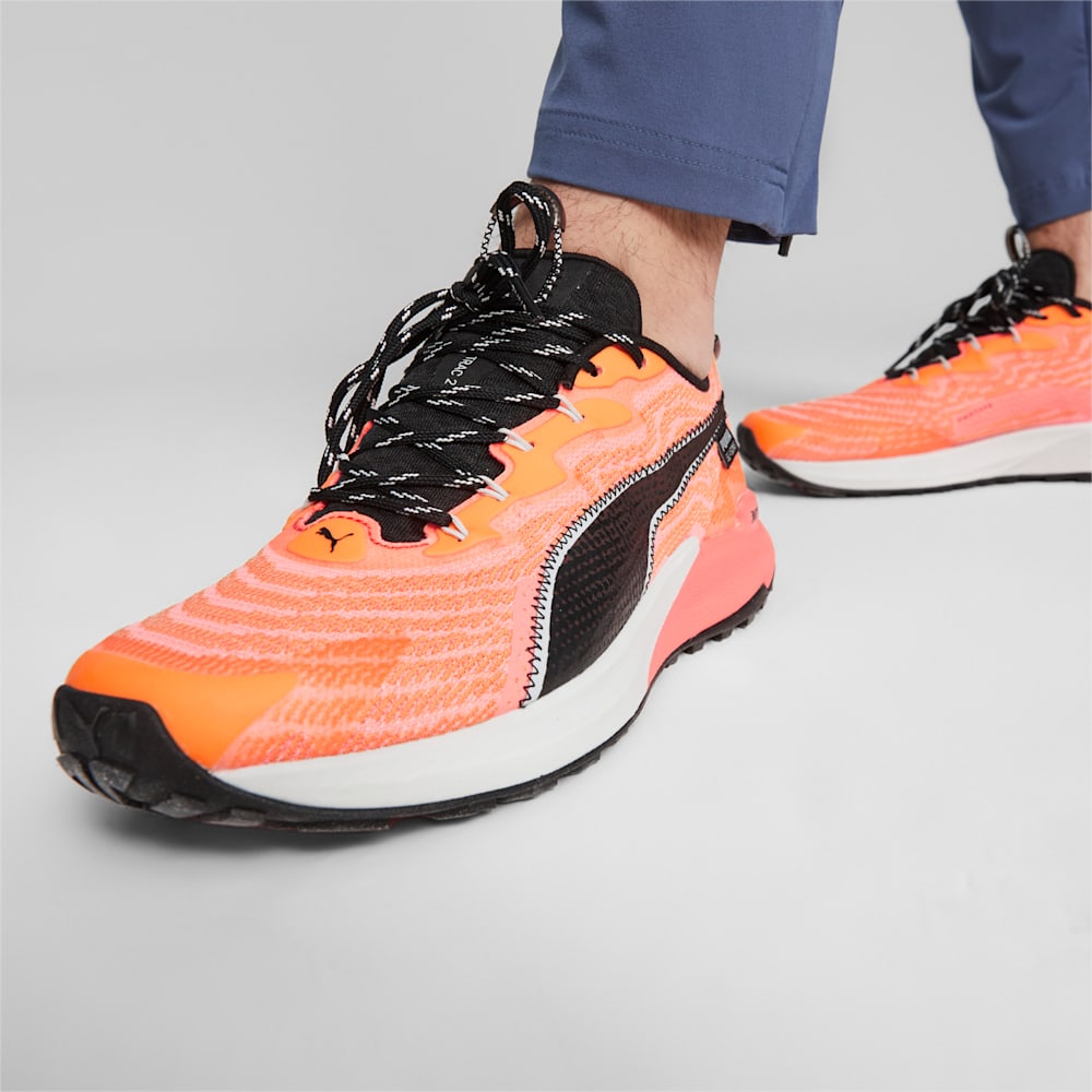 Puma SEASONS Fast-Trac NITRO™ 2 Running Shoes - Neon Sun-Clementine-Black